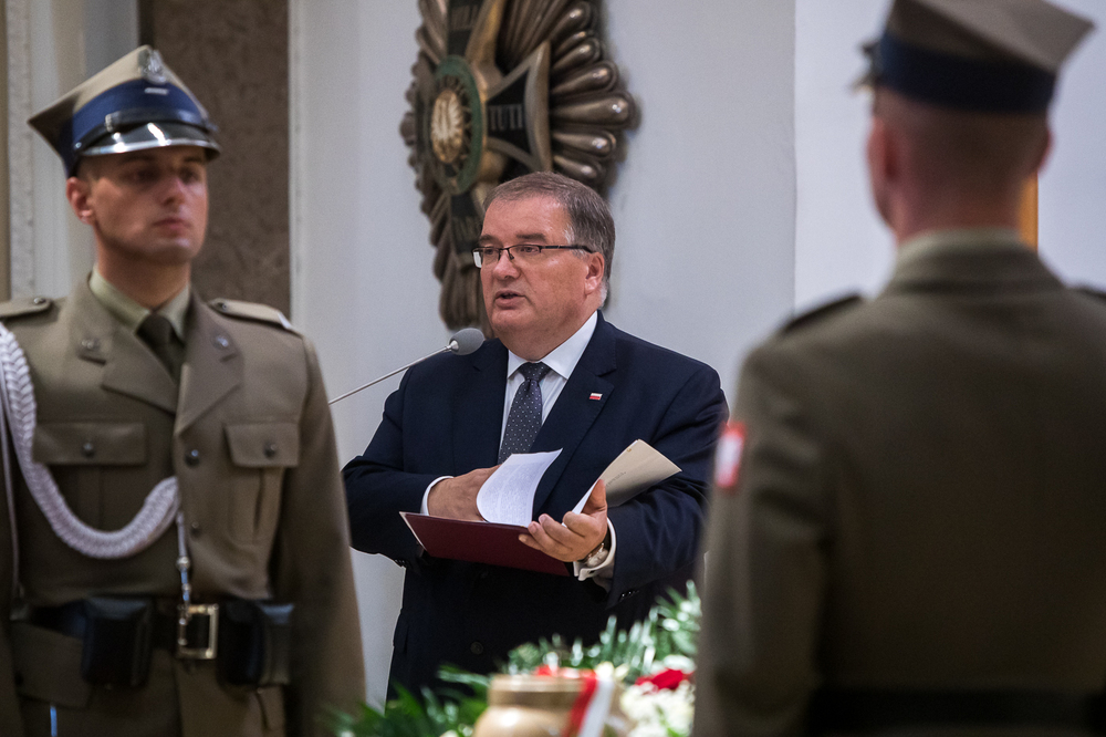 Uroczystości pogrzebowe mjr Marii Mireckiej-Loryś – Warszawa, 17 sierpnia 2022. Fot. Sławek Kasper (IPN)