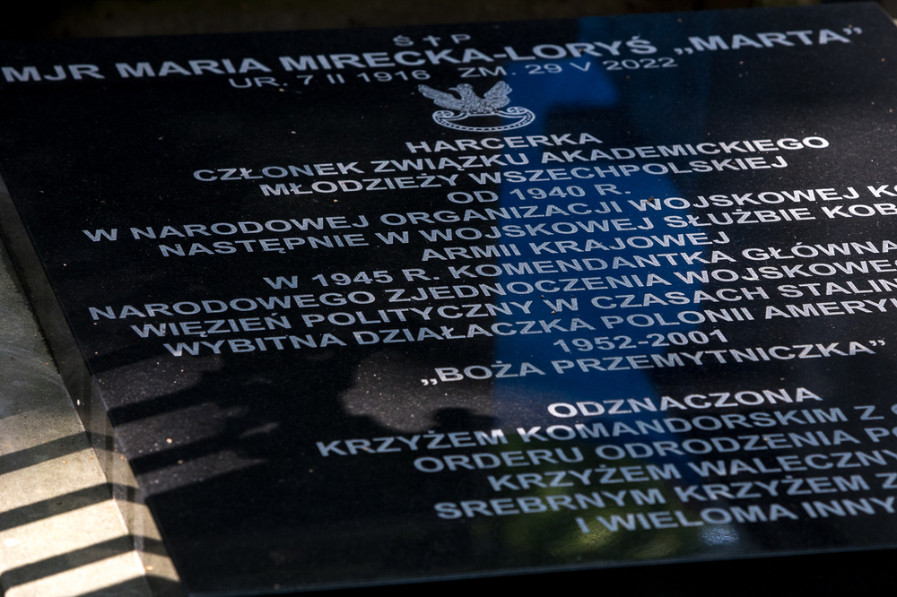 Uroczystości pogrzebowe mjr Marii Mireckiej-Loryś – Warszawa, 17 sierpnia 2022. Fot. Sławek Kasper (IPN)