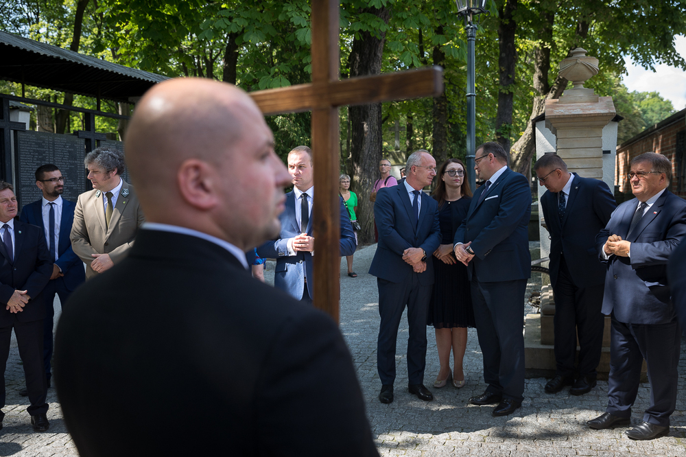 Uroczystości pogrzebowe mjr Marii Mireckiej-Loryś – Warszawa, 17 sierpnia 2022. Fot. Sławek Kasper (IPN)