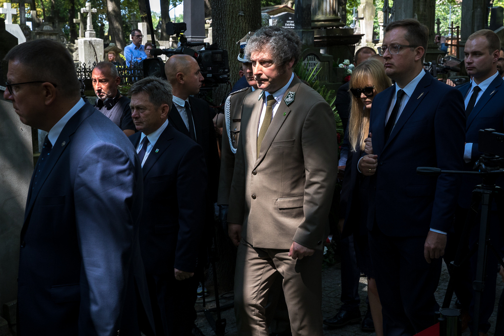 Uroczystości pogrzebowe mjr Marii Mireckiej-Loryś – Warszawa, 17 sierpnia 2022. Fot. Sławek Kasper (IPN)