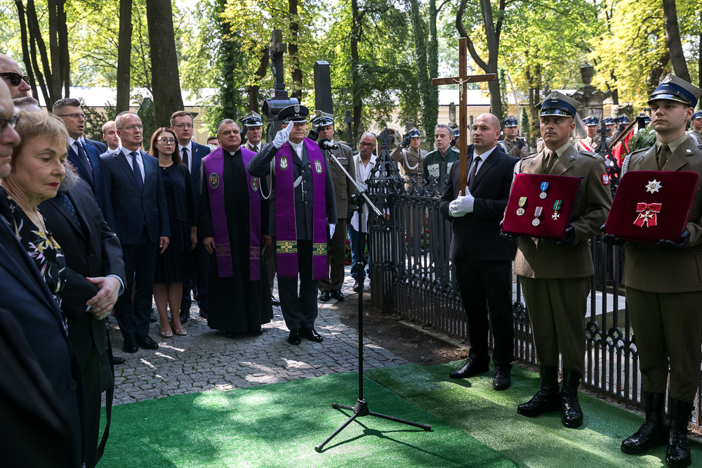 Uroczystości pogrzebowe mjr Marii Mireckiej-Loryś – Warszawa, 17 sierpnia 2022. Fot. Sławek Kasper (IPN)