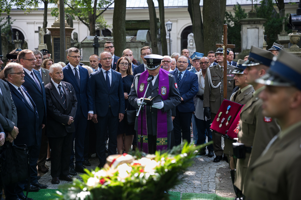 Uroczystości pogrzebowe mjr Marii Mireckiej-Loryś – Warszawa, 17 sierpnia 2022. Fot. Sławek Kasper (IPN)