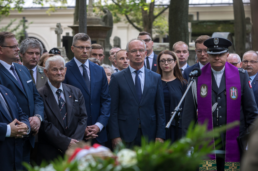 Uroczystości pogrzebowe mjr Marii Mireckiej-Loryś – Warszawa, 17 sierpnia 2022. Fot. Sławek Kasper (IPN)