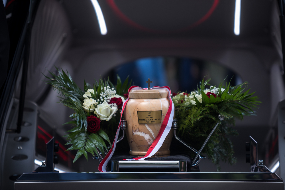 Uroczystości pogrzebowe mjr Marii Mireckiej-Loryś – Warszawa, 17 sierpnia 2022. Fot. Sławek Kasper (IPN)