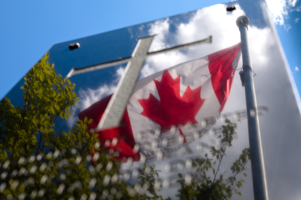 Odsłonięcie tablicy upamiętniającej załogę niszczyciela ORP „Ślązak” – Dieppe (Kanada), 21 sierpnia 2022. Fot. Sławek Kasper (IPN)