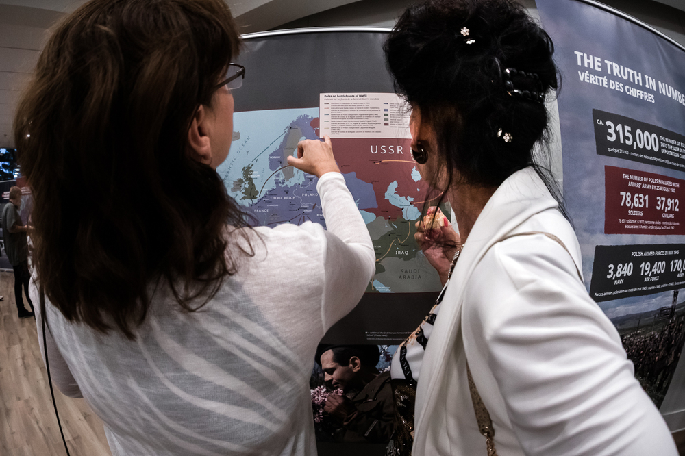 Otwarcie wystawy „Szlaki Nadziei. Odyseja Wolności” w Kanadzie – Mississauga, 22 sierpnia 2022. Fot. Sławek Kasper (IPN)