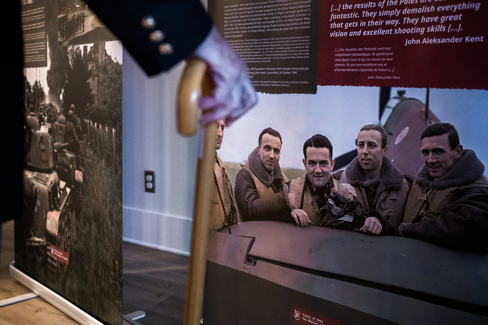 Plansza z wystawy „Szlaki Nadziei. Odyseja Wolności”. Fot. Sławek Kasper (IPN)