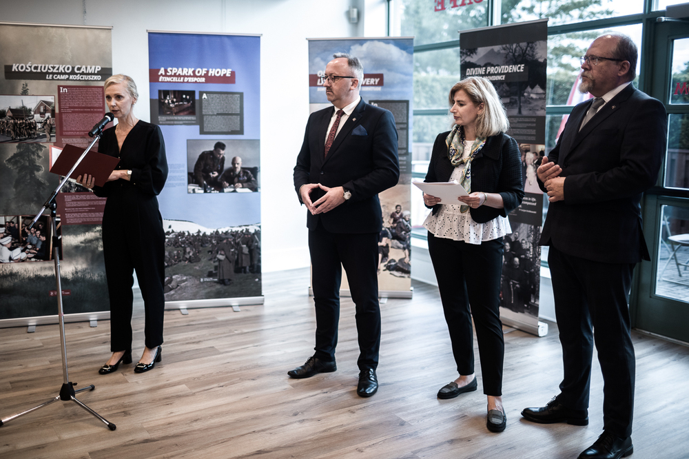 Otwarcie wystawy „Szlaki Nadziei. Odyseja Wolności” w Kanadzie – Mississauga, 22 sierpnia 2022. Fot. Sławek Kasper (IPN)