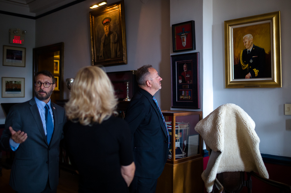 W koszarach Royal Regiment of Canada – Toronto, 23 sierpnia 2022. Fot. Sławek Kasper (IPN)