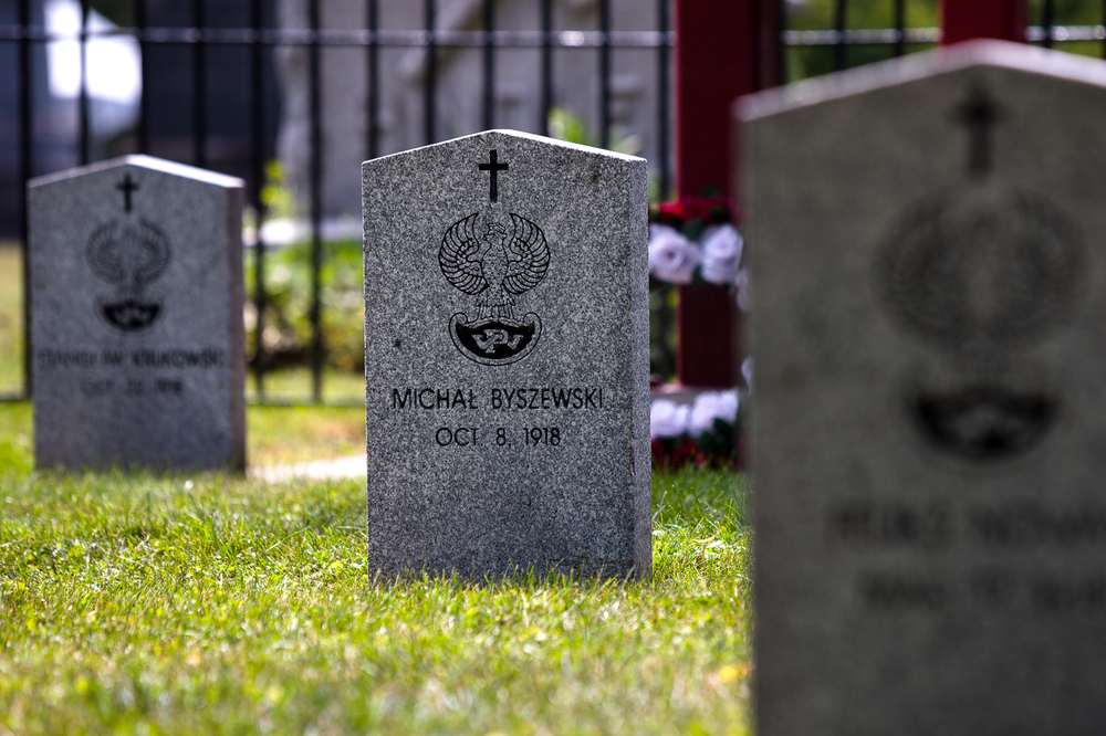 Polski cmentarz wojskowy w Niagara on the Lake (Kanada) – 23 sierpnia 2022. Fot. Sławek Kasper (IPN)