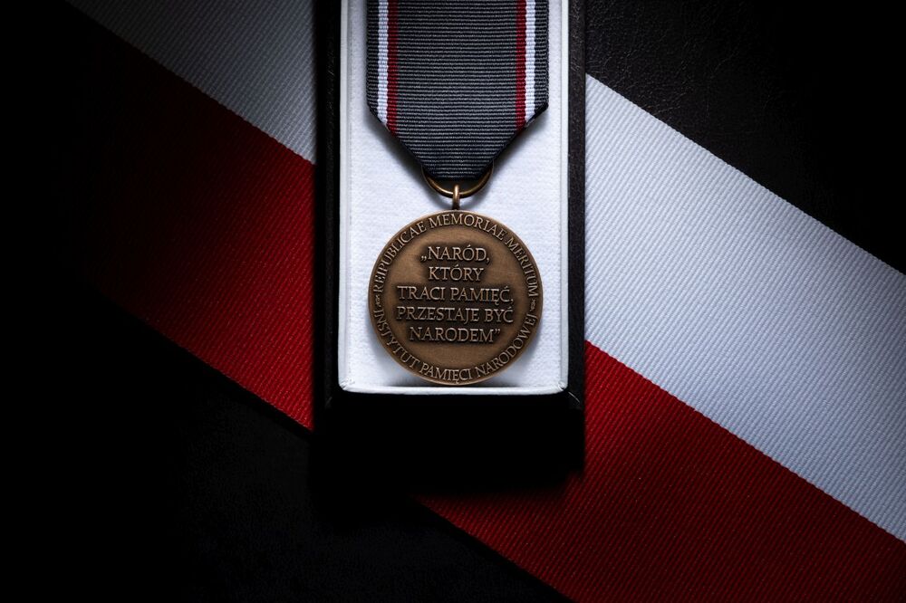 Medal „Reipublicae Memoriae Meritum”. Fot. Mikołaj Bujak (IPN)