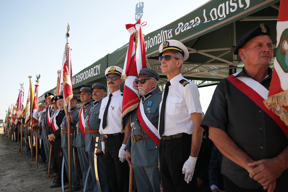 Odsłonięcie pomnika Chwały Kawalerii i Artylerii Konnej – Wolica Śniatycka, 28 sierpnia 2022. Fot. Mikołaj Bujak (IPN)