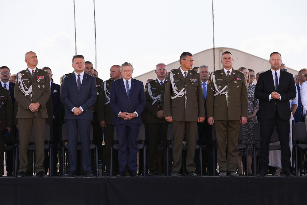 Odsłonięcie pomnika Chwały Kawalerii i Artylerii Konnej – Wolica Śniatycka, 28 sierpnia 2022. Fot. Mikołaj Bujak (IPN)