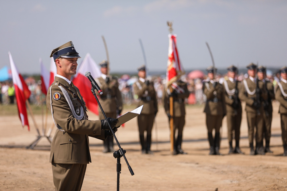 Odsłonięcie pomnika Chwały Kawalerii i Artylerii Konnej – Wolica Śniatycka, 28 sierpnia 2022. Fot. Mikołaj Bujak (IPN)