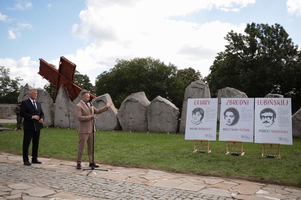 Konferencja prasowa w 40. rocznicę zbrodni w Lubinie – 29 sierpnia 2022. Fot. Mikołaj Bujak (IPN)