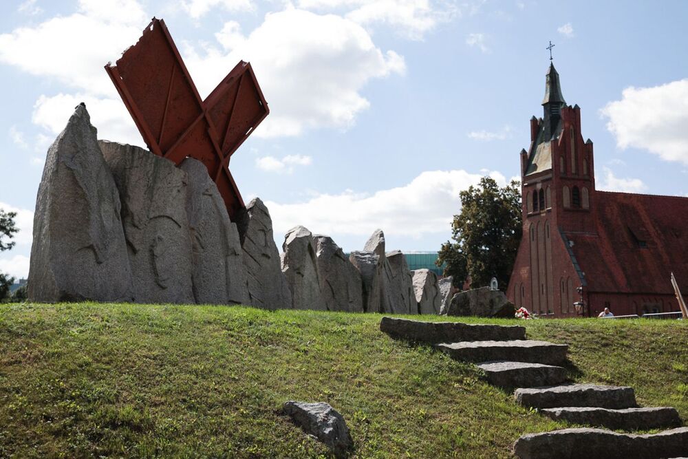 Pomnik Pamięci Ofiar Lubina ’82 – 29 sierpnia 2022. Fot. Mikołaj Bujak (IPN)