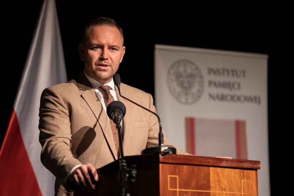 Krzyże Wolności i Solidarności wręczył prezes IPN dr Karol Nawrocki – Polkowice, 29 sierpnia 2022. Fot. Mikołaj Bujak (IPN)