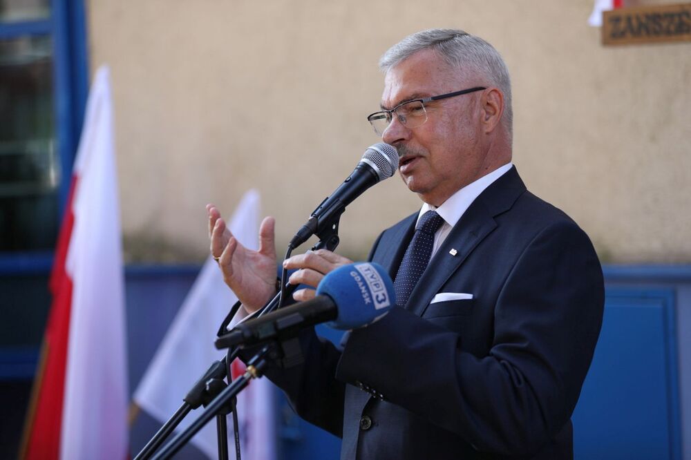 Odsłonięcie tablicy upamiętniającej gdańskich portowców – Gdańsk, 31 sierpnia 2022. Fot. Mikołaj Bujak (IPN)