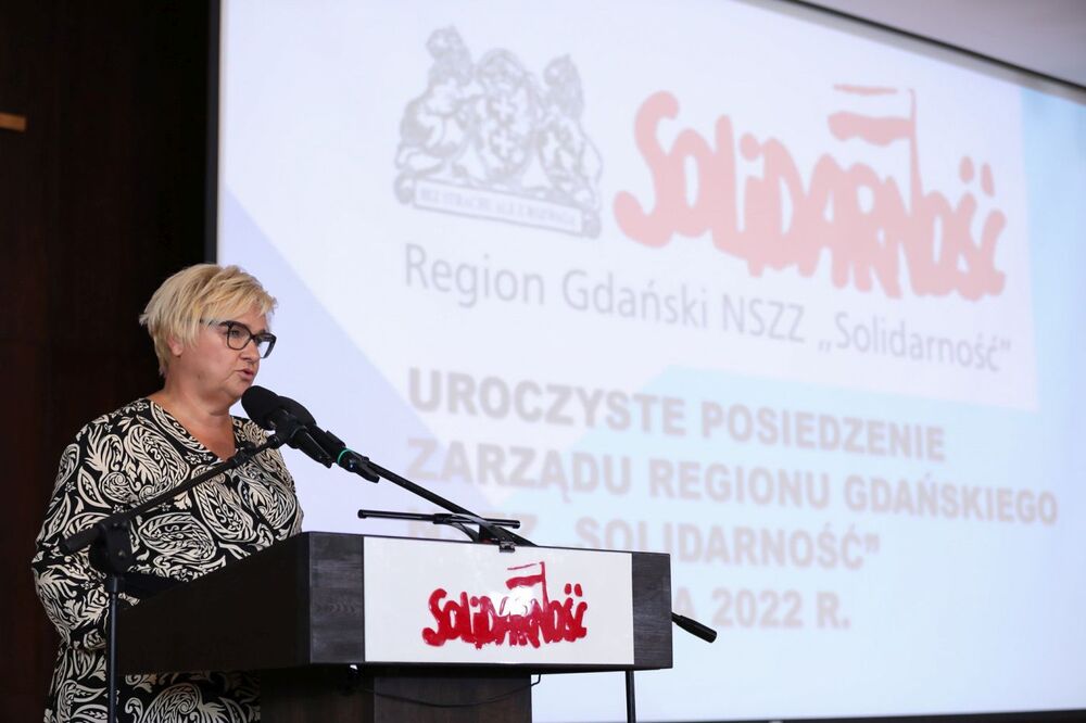 Obchody 42. rocznicy Sierpnia '80 i powstania NSZZ „Solidarność” w Sali BHP w Gdańsku – 31 sierpnia 2022. Fot. Mikołaj Bujak (IPN)
