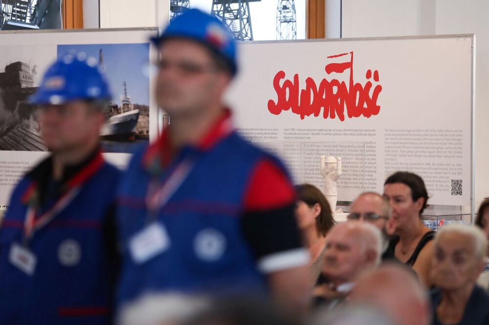 Obchody 42. rocznicy Sierpnia '80 i powstania NSZZ „Solidarność” w Sali BHP w Gdańsku – 31 sierpnia 2022. Fot. Mikołaj Bujak (IPN)