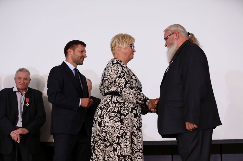 Obchody 42. rocznicy Sierpnia '80 i powstania NSZZ „Solidarność” w Sali BHP w Gdańsku – 31 sierpnia 2022. Fot. Mikołaj Bujak (IPN)