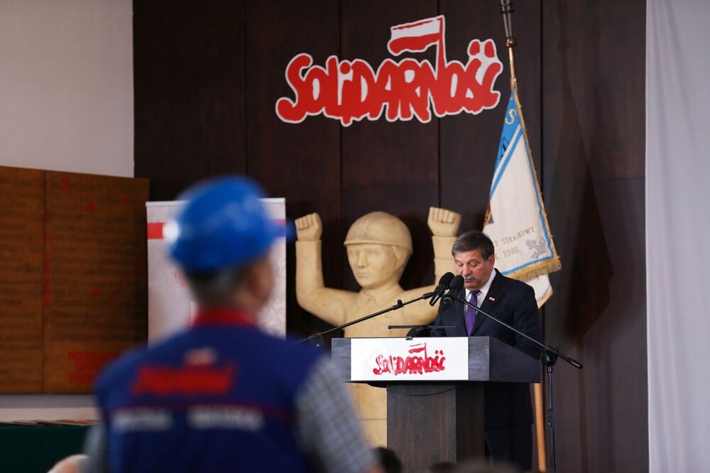 Obchody 42. rocznicy Sierpnia '80 i powstania NSZZ „Solidarność” w Sali BHP w Gdańsku – 31 sierpnia 2022. Fot. Mikołaj Bujak (IPN)