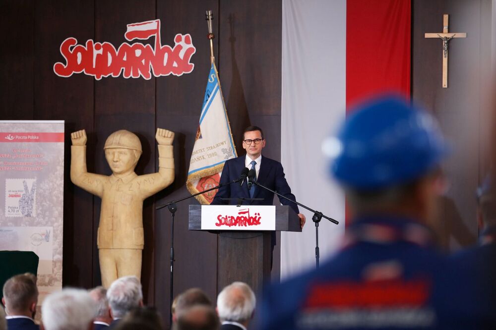 Obchody 42. rocznicy Sierpnia '80 i powstania NSZZ „Solidarność” w Sali BHP w Gdańsku – 31 sierpnia 2022. Fot. Mikołaj Bujak (IPN)