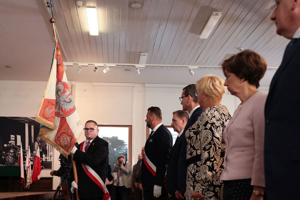 Obchody 42. rocznicy Sierpnia '80 i powstania NSZZ „Solidarność” w Sali BHP w Gdańsku – 31 sierpnia 2022. Fot. Mikołaj Bujak (IPN)