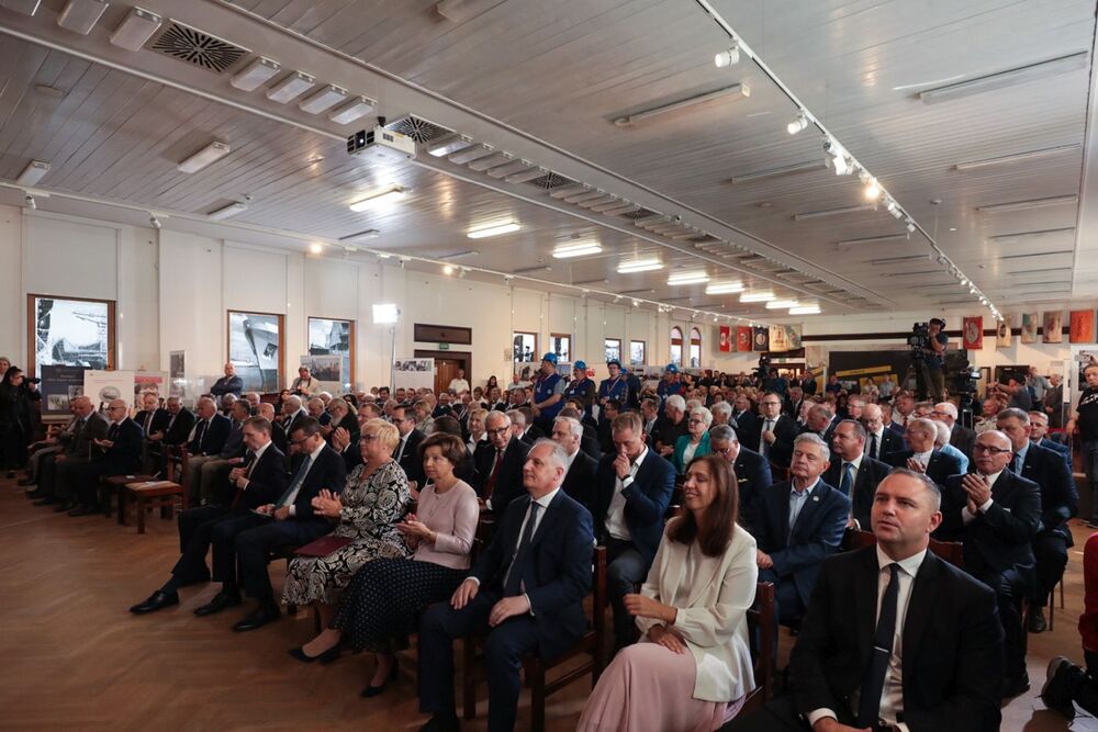 Obchody 42. rocznicy Sierpnia '80 i powstania NSZZ „Solidarność” w Sali BHP w Gdańsku – 31 sierpnia 2022. Fot. Mikołaj Bujak (IPN)