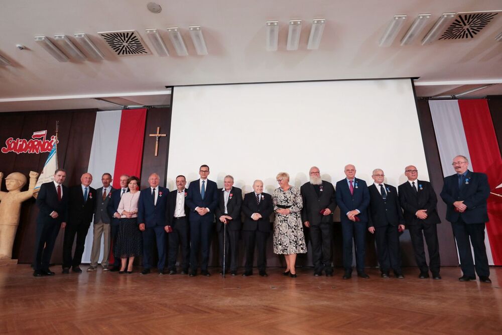 Obchody 42. rocznicy Sierpnia '80 i powstania NSZZ „Solidarność” w Sali BHP w Gdańsku – 31 sierpnia 2022. Fot. Mikołaj Bujak (IPN)