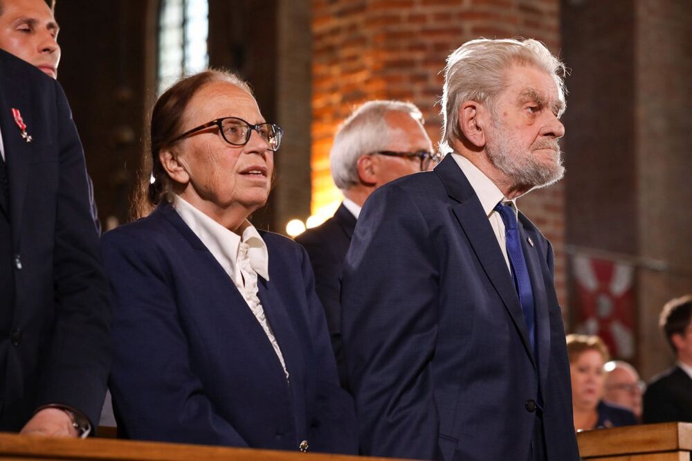 Msza św. w bazylice św. Brygidy podczas obchodów 42. rocznicy Sierpnia '80 i powstania NSZZ „Solidarność” – Gdańsk, 31 sierpnia 2022. Fot. Mikołaj Bujak (IPN)