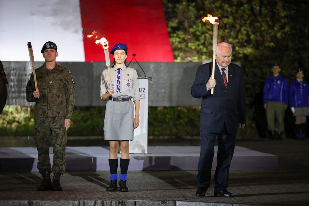 Obchody 83. rocznicy wybuchu II wojny światowej na Westerplatte – 1 września 2022. Fot. Mikołaj Bujak (IPN)