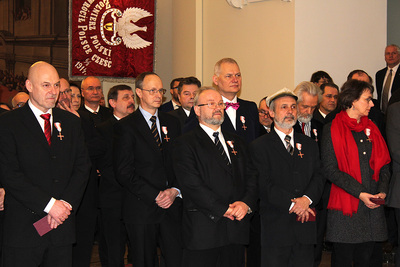 Wręczenie Krzyży Wolności i Solidarności – Warszawa, 20 lutego 2017 (fot. Marcin Jurkiewicz/IPN)