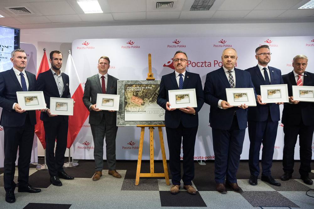 Prezentacja znaczka pocztowego z nowej serii filatelistycznej „Zniszczenia wojenne”  – Warszawa, 2 września 2022. Fot. Sławek Kasper (IPN)