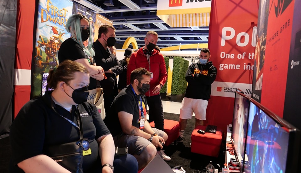 Gra Szyfrów IPN na targach PAX West – 2 września 2022. Fot. Karolina Łuniewska (IPN)