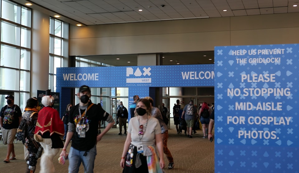 Gra Szyfrów IPN na targach PAX West – 2 września 2022. Fot. Karolina Łuniewska (IPN)