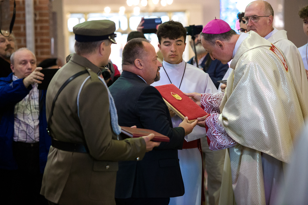 Msza św. w kościele p.w. Matki Bożej Nieustającej Pomocy w Mielcu w intencji żołnierzy niepodległościowego podziemia – 3 września 2022. Fot. Sławek Kasper (IPN)