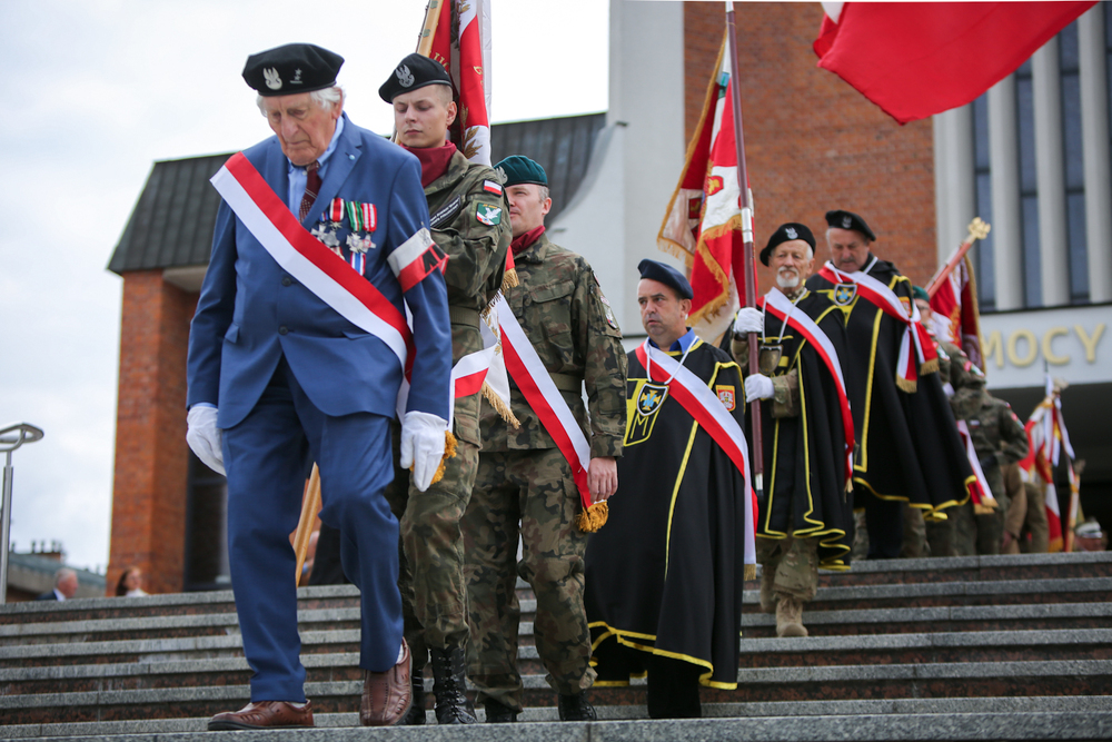 Uroczystość odsłonięcia Pomnika Żołnierzy Wyklętych Niezłomnych w Mielcu – 3 września 2022. Fot. Sławek Kasper (IPN)
