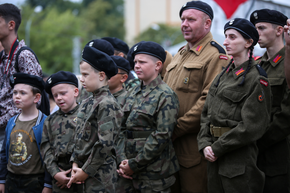 Uroczystość odsłonięcia Pomnika Żołnierzy Wyklętych Niezłomnych w Mielcu – 3 września 2022. Fot. Sławek Kasper (IPN)