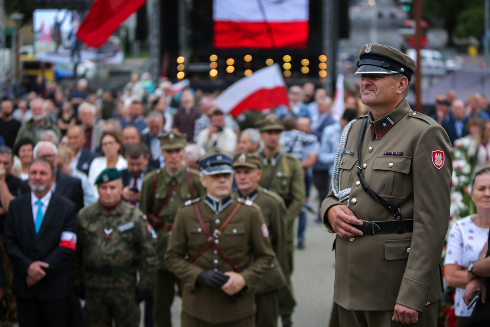 Uroczystość odsłonięcia Pomnika Żołnierzy Wyklętych Niezłomnych w Mielcu – 3 września 2022. Fot. Sławek Kasper (IPN)