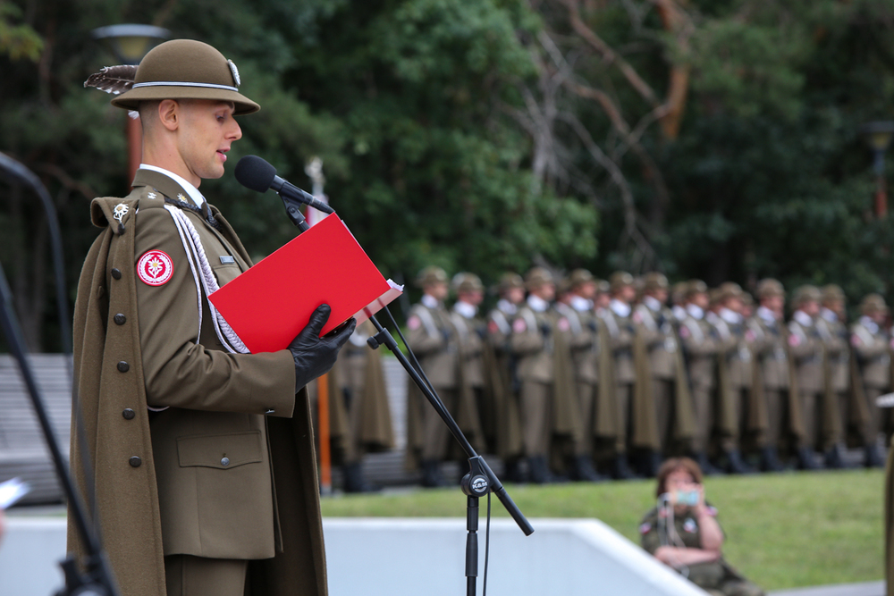 Uroczystość odsłonięcia Pomnika Żołnierzy Wyklętych Niezłomnych w Mielcu – 3 września 2022. Fot. Sławek Kasper (IPN)