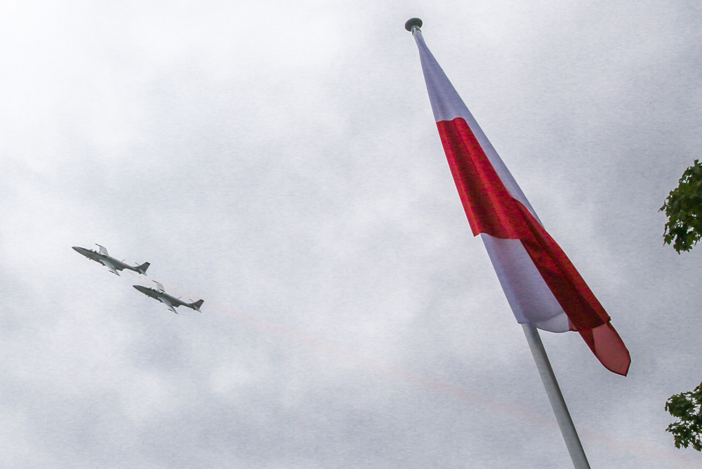 Uroczystość odsłonięcia Pomnika Żołnierzy Wyklętych Niezłomnych w Mielcu – 3 września 2022. Fot. Sławek Kasper (IPN)