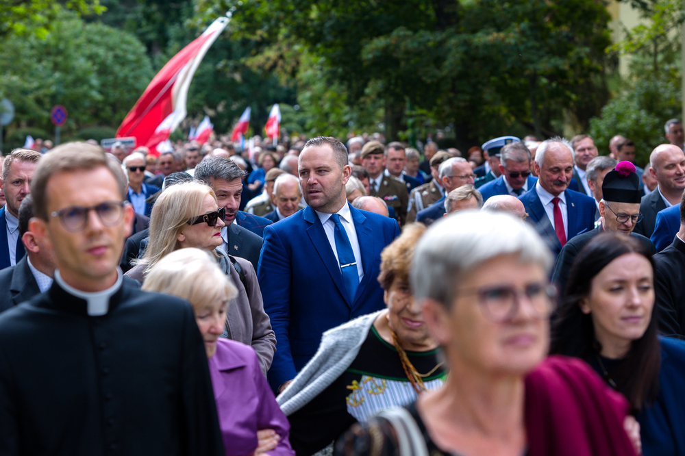 Uroczystość odsłonięcia Pomnika Żołnierzy Wyklętych Niezłomnych w Mielcu – 3 września 2022. Fot. Sławek Kasper (IPN)