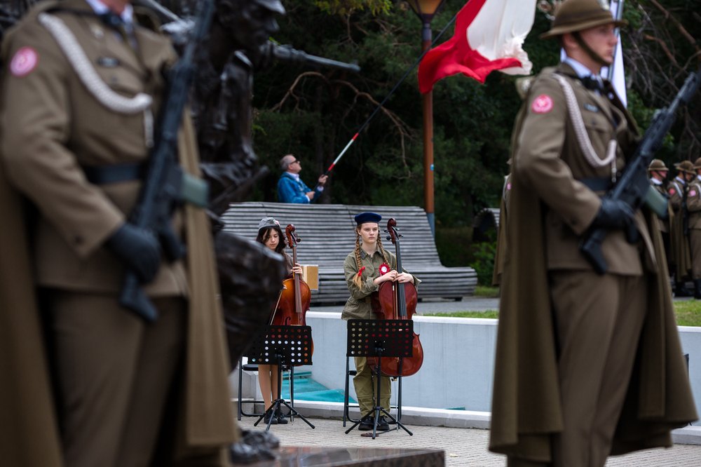 Uroczystość odsłonięcia Pomnika Żołnierzy Wyklętych Niezłomnych w Mielcu – 3 września 2022. Fot. Sławek Kasper (IPN)