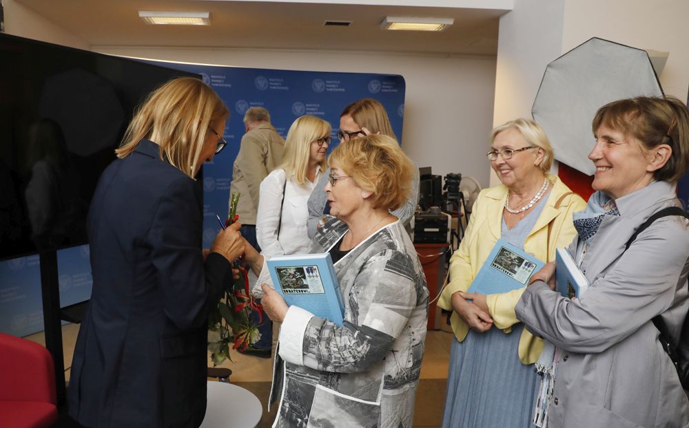 Dyskusja o książce „Wciąż szukamy Ojczyzny zgubionej w wrześniowych chmurach... Wojennym szlakiem majora Władysława Drelicharza (1913–1944)” – Warszawa, 5 września 2022. Fot. Piotr Życieński (IPN)