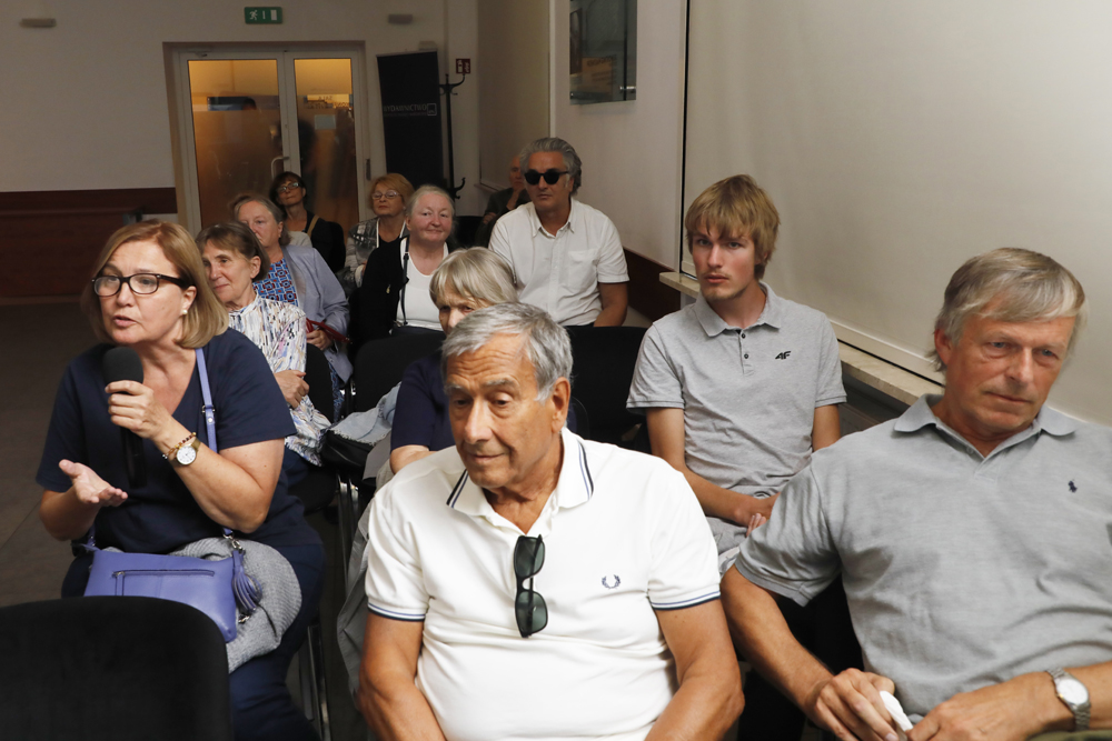 Dyskusja o książce „Wciąż szukamy Ojczyzny zgubionej w wrześniowych chmurach... Wojennym szlakiem majora Władysława Drelicharza (1913–1944)” – Warszawa, 5 września 2022. Fot. Piotr Życieński (IPN)