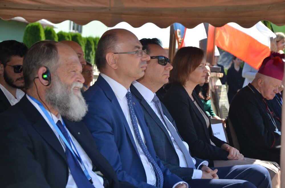 Uhonorowanie Abrahama Izaaka Segala odznaką „Zasłużony dla Województwa Podkarpackiego” – Markowa, 6 września 2022. Fot. Katarzyna Gajda-Bator (IPN)