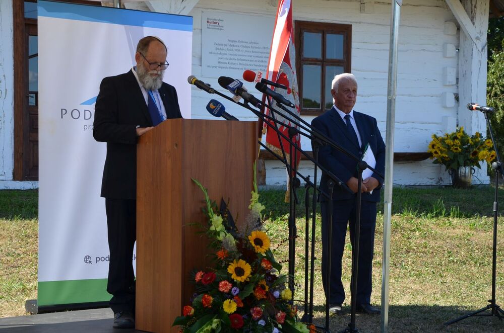 Uhonorowanie Abrahama Izaaka Segala odznaką „Zasłużony dla Województwa Podkarpackiego” – Markowa, 6 września 2022. Fot. Katarzyna Gajda-Bator (IPN)