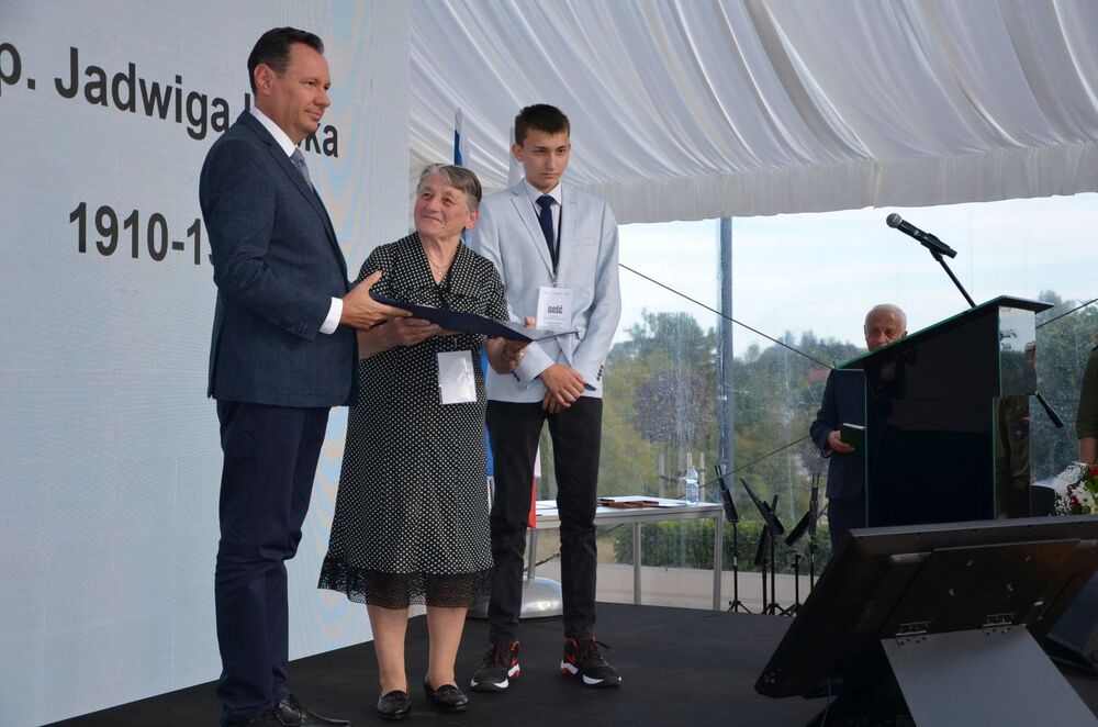 Uroczystość wręczenia medali „Sprawiedliwy wśród Narodów Świata” – Markowa, 6 września 2022. Fot. Katarzyna Gajda-Bator (IPN)