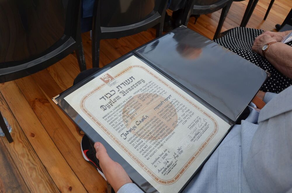 Uroczystość wręczenia medali „Sprawiedliwy wśród Narodów Świata” – Markowa, 6 września 2022. Fot. Katarzyna Gajda-Bator (IPN)